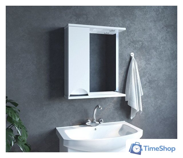  Mixline Шкаф с зеркалом Этьен 60 542407 L (с подсветкой) - Изображение №3 — Интернет-магазин Time-Shop