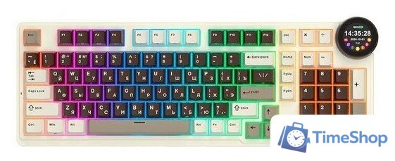 Клавиатура Royal Kludge N99 Mokko Grey (RK Violet) - Изображение №1 — Интернет-магазин Time-Shop