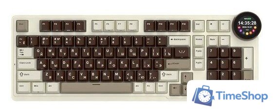 Клавиатура Royal Kludge N99 Mokko Grey (RK Violet) - Изображение №2 — Интернет-магазин Time-Shop