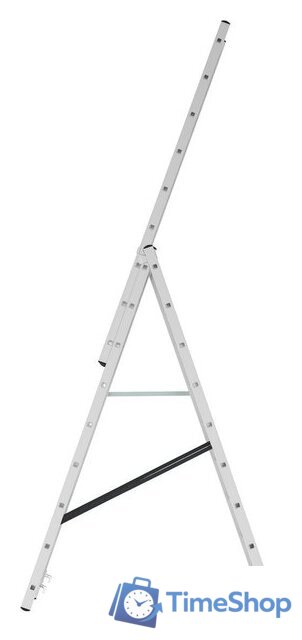 Лестница-стремянка Новая высота NV 223 алюминиевая трёхсекционная 3x9 ступеней - Изображение №4 — Интернет-магазин Time-Shop