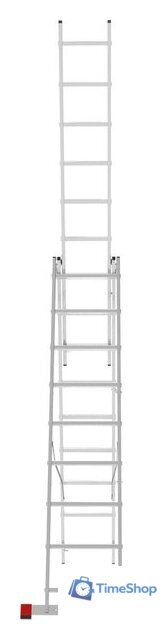 Лестница-стремянка Новая высота NV 223 алюминиевая трёхсекционная 3x9 ступеней - Изображение №5 — Интернет-магазин Time-Shop