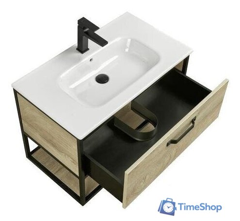  Акватон Тумба с умывальником Лофт Ф 80 1A2424K7LTDU0 - Изображение №2 — Интернет-магазин Time-Shop