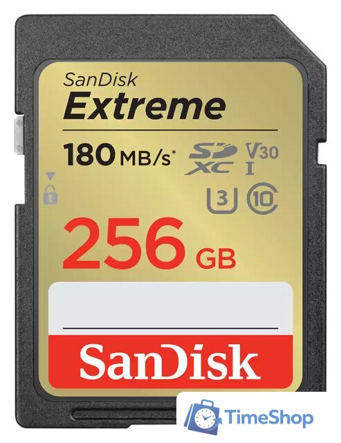 Карта памяти SanDisk Extreme SDXC SDSDXVV-256G-GNCIN 256GB - Изображение №1 — Интернет-магазин Time-Shop
