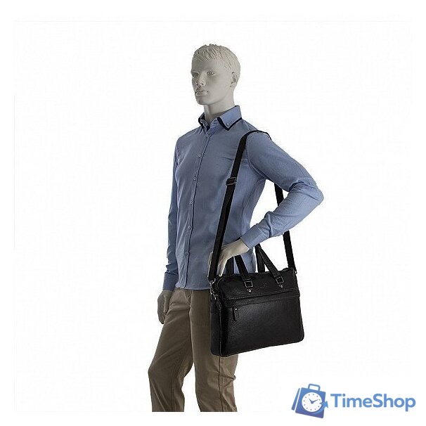 Мужская сумка Francesco Molinary 356-Q8196-8-BLK (черный) - Изображение №6 — Интернет-магазин Time-Shop