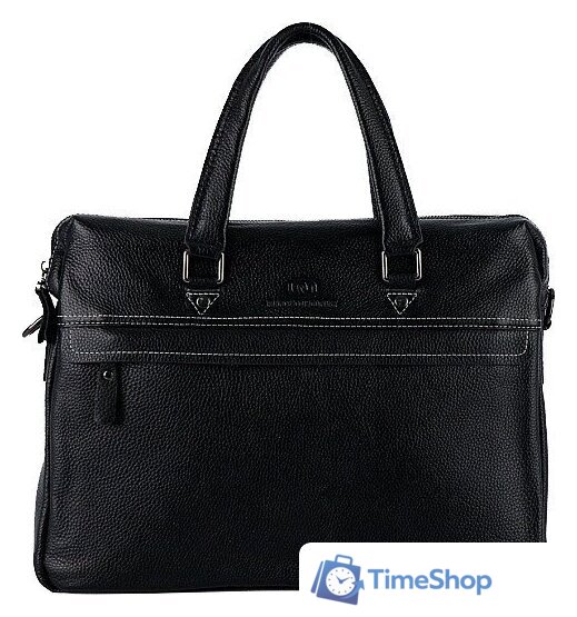 Мужская сумка Francesco Molinary 356-Q8196-8-BLK (черный) - Изображение №1 — Интернет-магазин Time-Shop