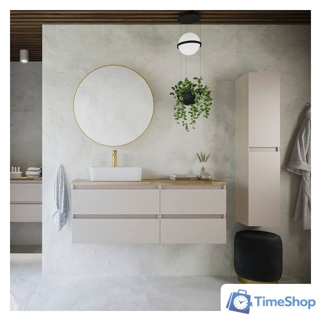  Lauter Шкаф-пенал Навесной Mia 40 (кашемир) - Изображение №3 — Интернет-магазин Time-Shop