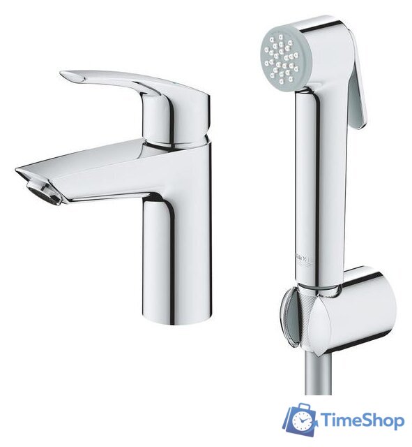 Смеситель с лейкой для биде Grohe Eurosmart 23124003 - Изображение №3 — Интернет-магазин Time-Shop