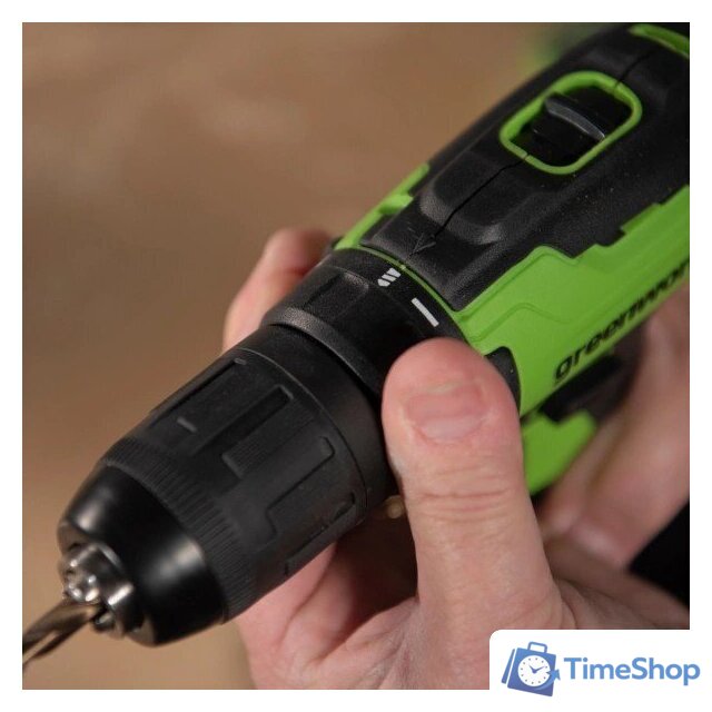 Дрель-шуруповерт Greenworks GD24DD35K2 3704007CUC (с 2-мя АКБ) - Изображение №4 — Интернет-магазин Time-Shop