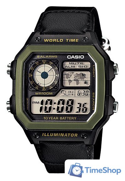 Наручные часы Casio AE-1200WHB-1B - Изображение №1 — Интернет-магазин Time-Shop