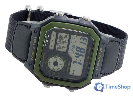 Наручные часы Casio AE-1200WHB-1B - Изображение №3 — Интернет-магазин Time-Shop