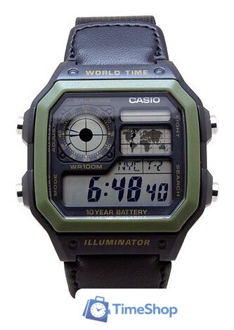 Наручные часы Casio AE-1200WHB-1B - Изображение №2 — Интернет-магазин Time-Shop