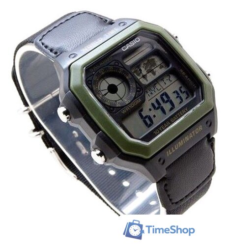 Наручные часы Casio AE-1200WHB-1B - Изображение №6 — Интернет-магазин Time-Shop