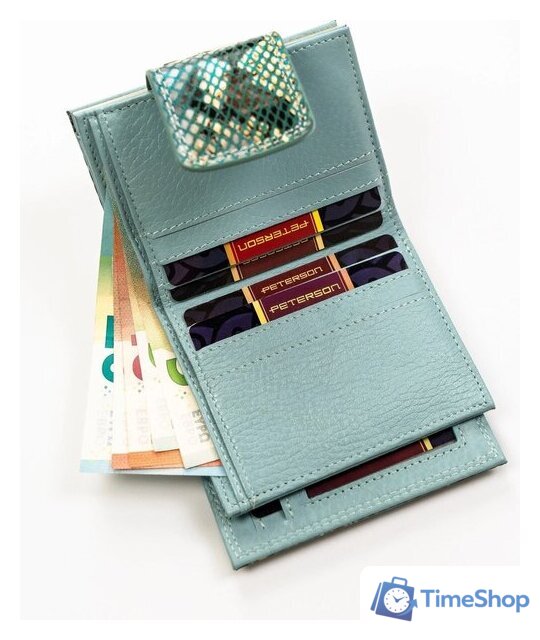 Портмоне Peterson PTN 42329-SFL (синий) - Изображение №7 — Интернет-магазин Time-Shop