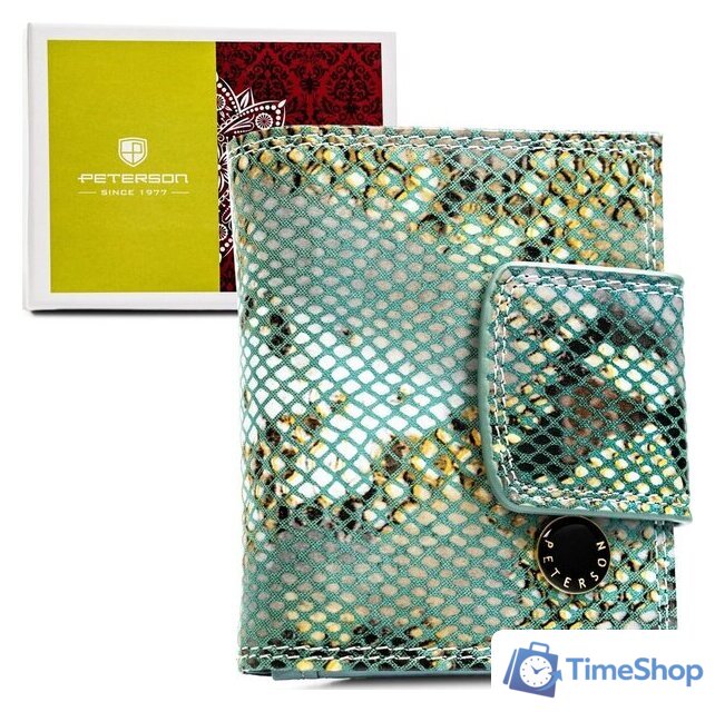 Портмоне Peterson PTN 42329-SFL (синий) - Изображение №8 — Интернет-магазин Time-Shop