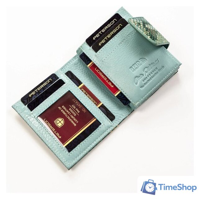 Портмоне Peterson PTN 42329-SFL (синий) - Изображение №5 — Интернет-магазин Time-Shop