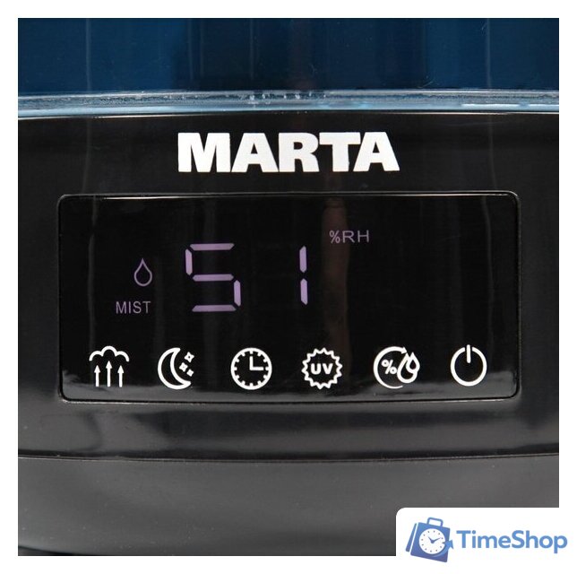 Увлажнитель воздуха Marta MT-2696 (черный жемчуг) - Изображение №5 — Интернет-магазин Time-Shop