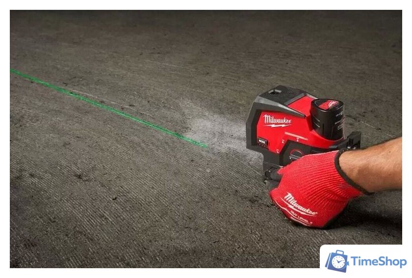 Лазерный нивелир Milwaukee M12 CLLP-301C 4933478100 (с 1-им АКБ) - Изображение №12 — Интернет-магазин Time-Shop