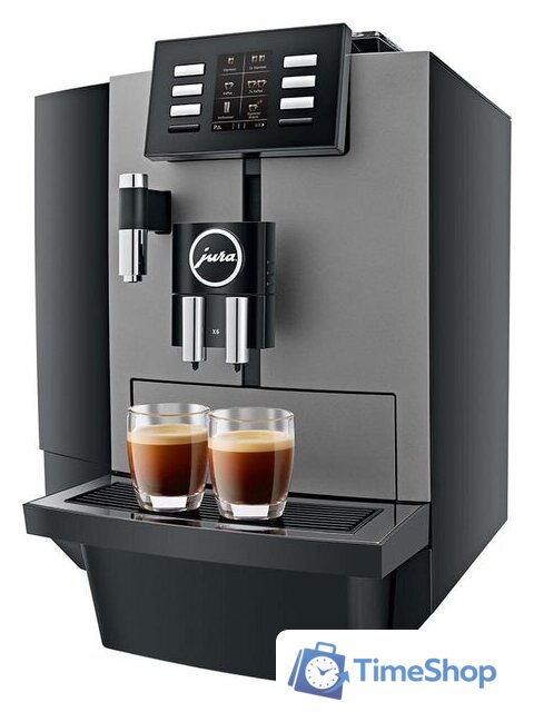 Кофемашина JURA X6 Dark Inox EA 15416 - Изображение №1 — Интернет-магазин Time-Shop
