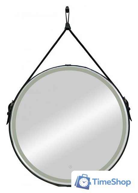  Континент Зеркало Millenium Black Led D 50 (натуральная кожа, черный) - Изображение №1 — Интернет-магазин Time-Shop