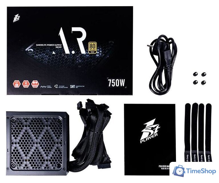Блок питания 1stPlayer AR 750W PS-750AR - Изображение №8 — Интернет-магазин Time-Shop