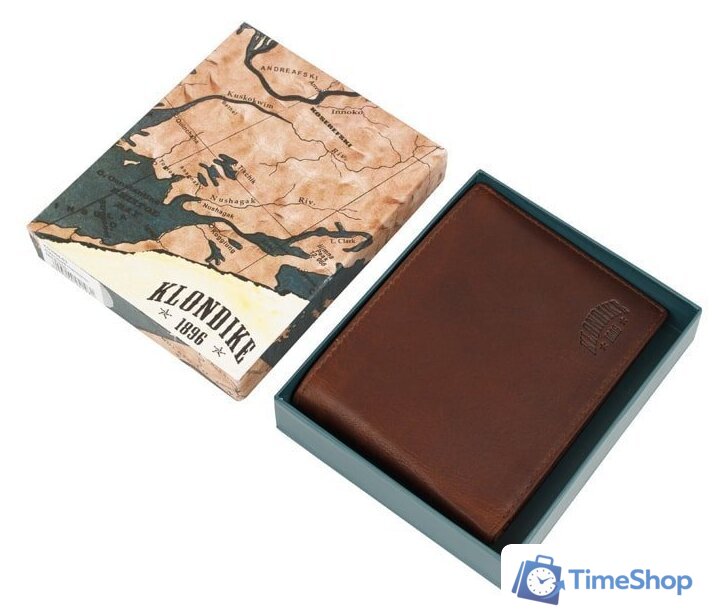 Кошелек Klondike 1896 Dawson KD1119-03 (коричневый) - Изображение №7 — Интернет-магазин Time-Shop