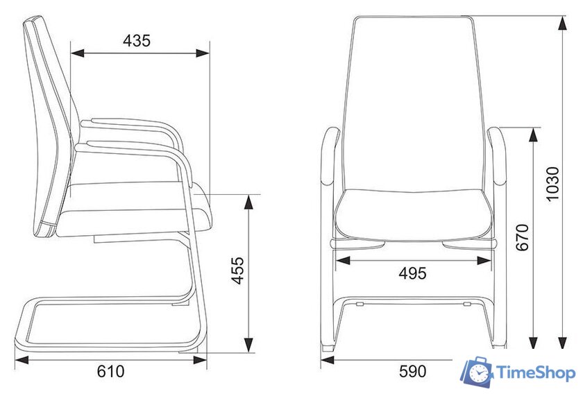 Офисный стул Бюрократ _JONS-LOW-V (бежевый) - Изображение №5 — Интернет-магазин Time-Shop