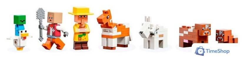 Конструктор LEGO Minecraft 21187 Красный амбар - Изображение №7 — Интернет-магазин Time-Shop