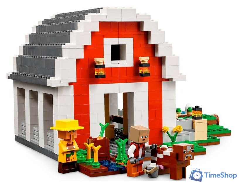 Конструктор LEGO Minecraft 21187 Красный амбар - Изображение №4 — Интернет-магазин Time-Shop