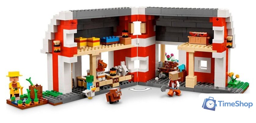 Конструктор LEGO Minecraft 21187 Красный амбар - Изображение №5 — Интернет-магазин Time-Shop