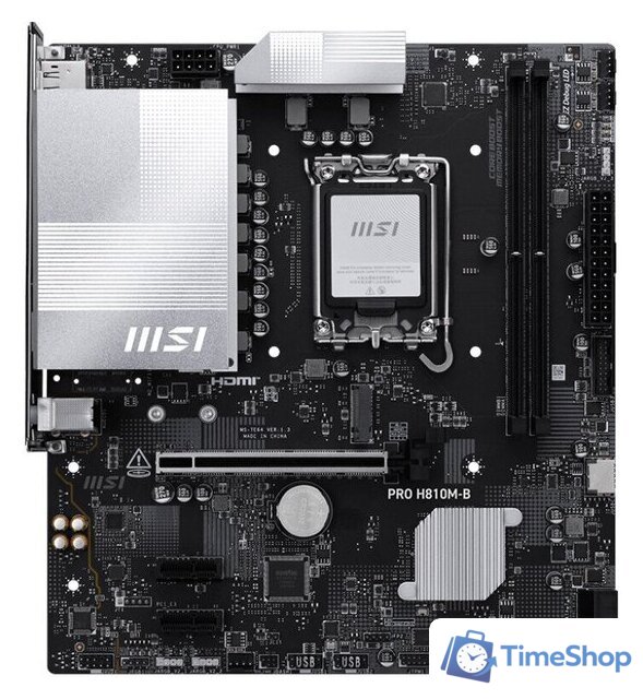 Материнская плата MSI Pro H810M-B - Изображение №1 — Интернет-магазин Time-Shop