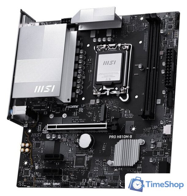 Материнская плата MSI Pro H810M-B - Изображение №2 — Интернет-магазин Time-Shop
