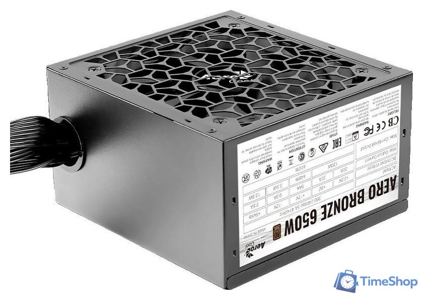Блок питания AeroCool Aero Bronze 650W - Изображение №2 — Интернет-магазин Time-Shop