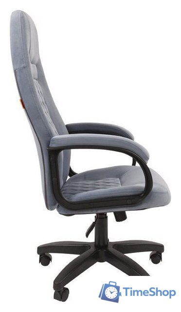 Офисное кресло CHAIRMAN Home 951 (велюр, Т-71 голубой) - Изображение №3 — Интернет-магазин Time-Shop