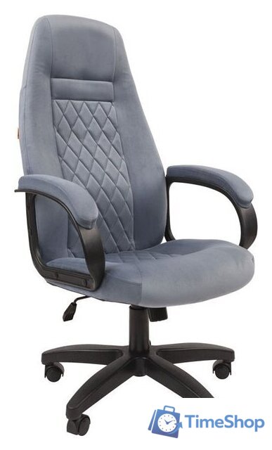 Офисное кресло CHAIRMAN Home 951 (велюр, Т-71 голубой) - Изображение №1 — Интернет-магазин Time-Shop