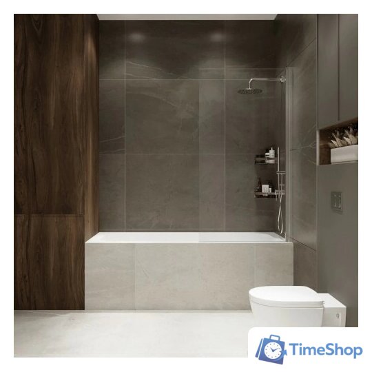 Стеклянная шторка для ванны Benetto Open BEN802-SLC - Изображение №1 — Интернет-магазин Time-Shop