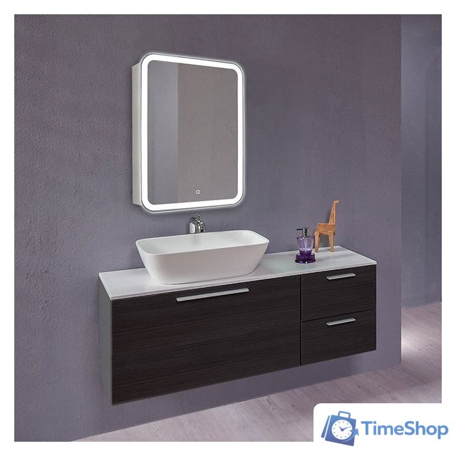  Silver Mirrors Шкаф с зеркалом Фиджи 50x75 LED-00002362 - Изображение №3 — Интернет-магазин Time-Shop