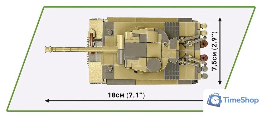 Конструктор Cobi Historical Collection WWII Panzer VI Tiger I no 131 - Изображение №8 — Интернет-магазин Time-Shop