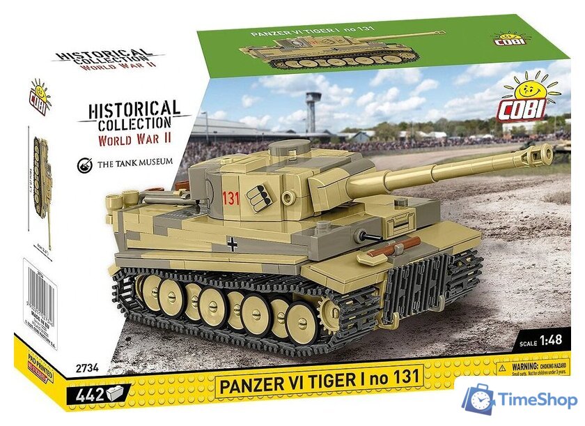 Конструктор Cobi Historical Collection WWII Panzer VI Tiger I no 131 - Изображение №9 — Интернет-магазин Time-Shop