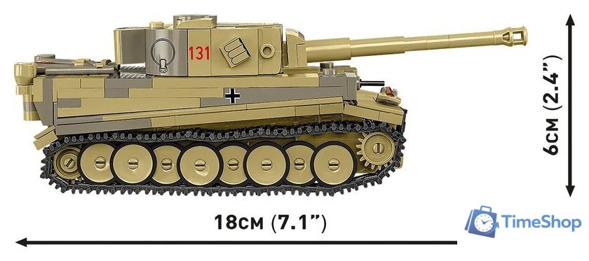 Конструктор Cobi Historical Collection WWII Panzer VI Tiger I no 131 - Изображение №7 — Интернет-магазин Time-Shop
