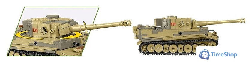 Конструктор Cobi Historical Collection WWII Panzer VI Tiger I no 131 - Изображение №5 — Интернет-магазин Time-Shop
