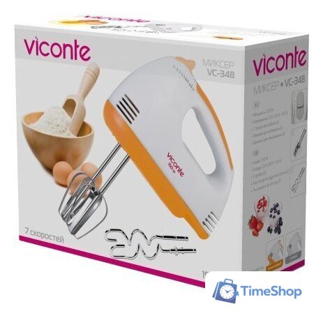 Миксер Viconte VC-348 (оранжевый) - Изображение №2 — Интернет-магазин Time-Shop
