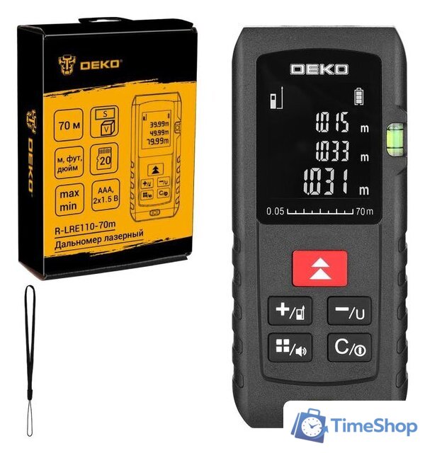 Лазерный дальномер Deko R-LRE110-70m - Изображение №1 — Интернет-магазин Time-Shop