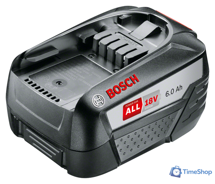Аккумулятор Bosch PBA 18V W-C 1600A00DD7 (18В/6 Ah) - Изображение №1 — Интернет-магазин Time-Shop