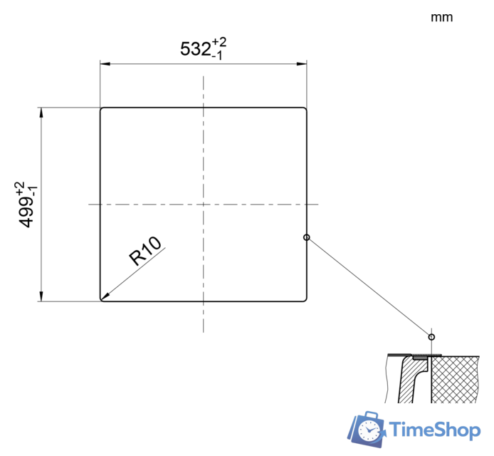 Кухонная мойка Blanco Subline 500-IF/A SteelFrame (белый) 524112 - Изображение №6 — Интернет-магазин Time-Shop
