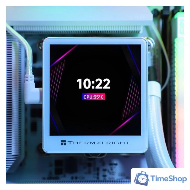 Система жидкостного охлаждения для процессора Thermalright Grand Vision 360 ARGB (белый) - Изображение №9 — Интернет-магазин Time-Shop