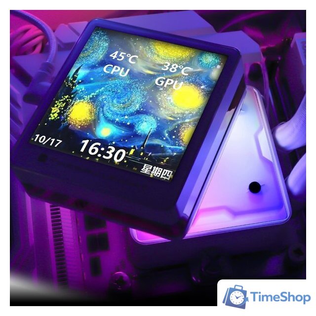 Система жидкостного охлаждения для процессора Thermalright Grand Vision 360 ARGB (белый) - Изображение №8 — Интернет-магазин Time-Shop