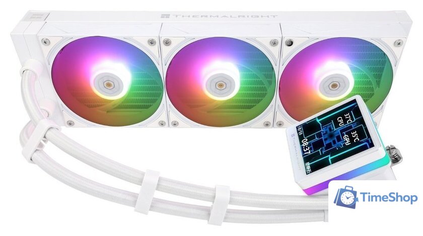 Система жидкостного охлаждения для процессора Thermalright Grand Vision 360 ARGB (белый) - Изображение №5 — Интернет-магазин Time-Shop