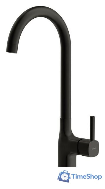 Смеситель Cersanit Elio однорычажный 68261 (черный) - Изображение №1 — Интернет-магазин Time-Shop