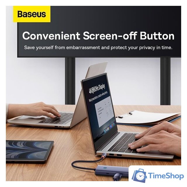 Док-станция Baseus Flite Series 7-Port Hub B00052805813-00 - Изображение №4 — Интернет-магазин Time-Shop