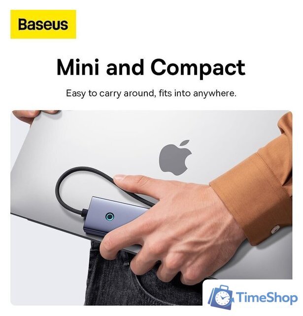 Док-станция Baseus Flite Series 7-Port Hub B00052805813-00 - Изображение №5 — Интернет-магазин Time-Shop